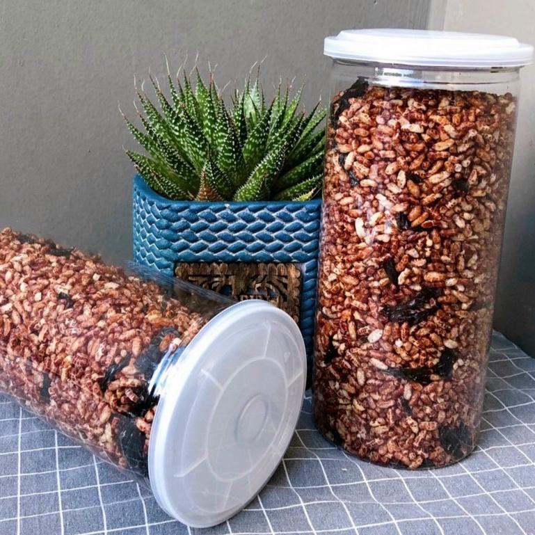 [ Lon pet 300g ] Gạo Lứt Huyết Rồng Rong Biển - Ăn Chay Giảm Cân