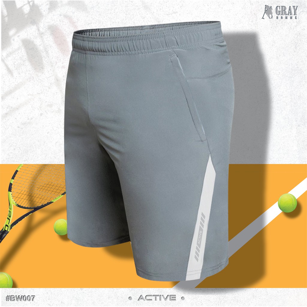 Quần Short Gió Thể Thao Nam Trẻ Trung Hè 2021 GrayHomme BW007 | BigBuy360 - bigbuy360.vn