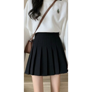 Chân váy xếp ly đen