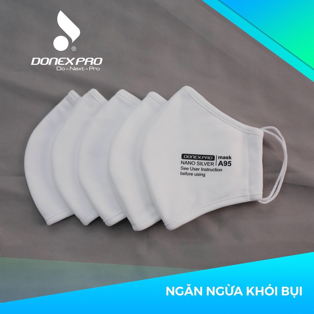 Khẩu trang vải 3 lớp NANO SILVER A95 | BigBuy360 - bigbuy360.vn
