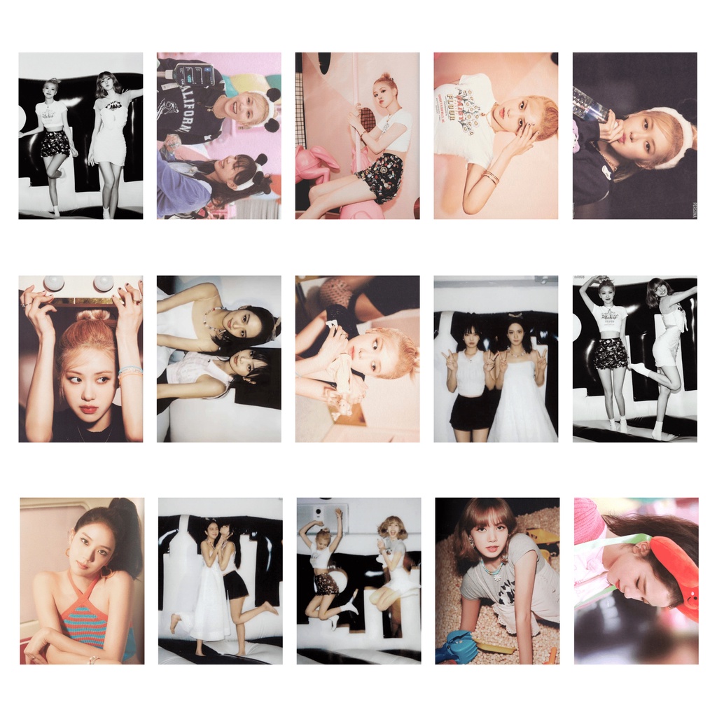 Lomo Card 45 Ảnh BLACKPINK - 2021 Summer Diary Everland