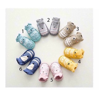 Set 3 đôi vớ giày tập đi cho bé