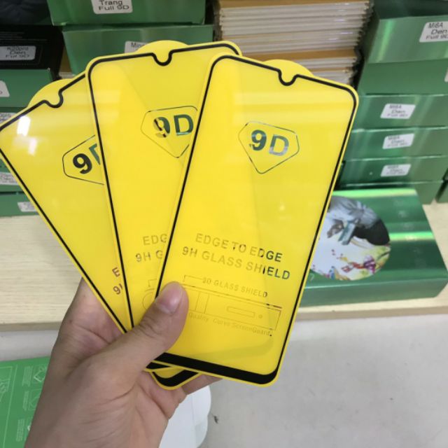 Kính Cường Lực 9D Full Màn Hình galaxy A50s (Đen)
