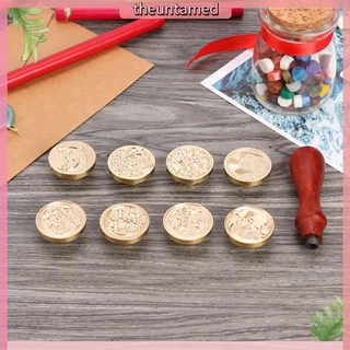 Đầu con dấu sáp 30mm DIY bằng đồng phong cách cổ điển để trang trí lưu bút/nhật ký/album ảnh DIY