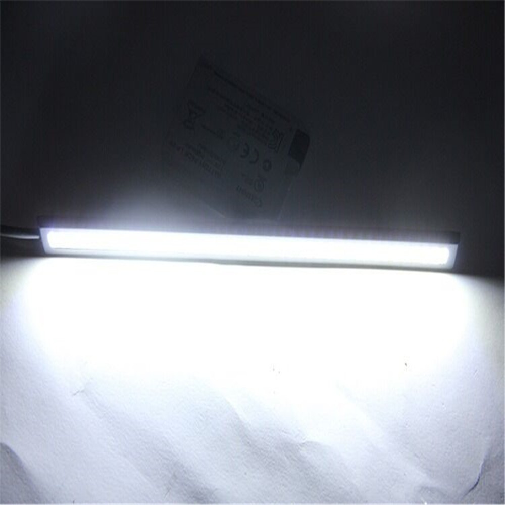 UNI-SHINE 1 mảnh 17CM Đèn LED xe hơi COB DRL Đèn lái xe sương mù Trắng xanh đỏ Chống thấm nước DC12V