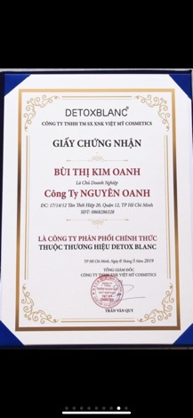 combo trắng toàn diện detoxblanc ( chính hãng)