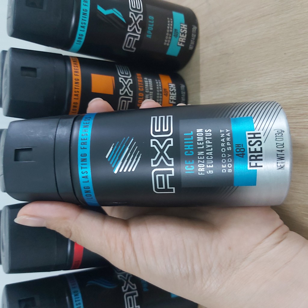 Xịt body axe fresh Deodorant body spray 48h hàng Mỹ