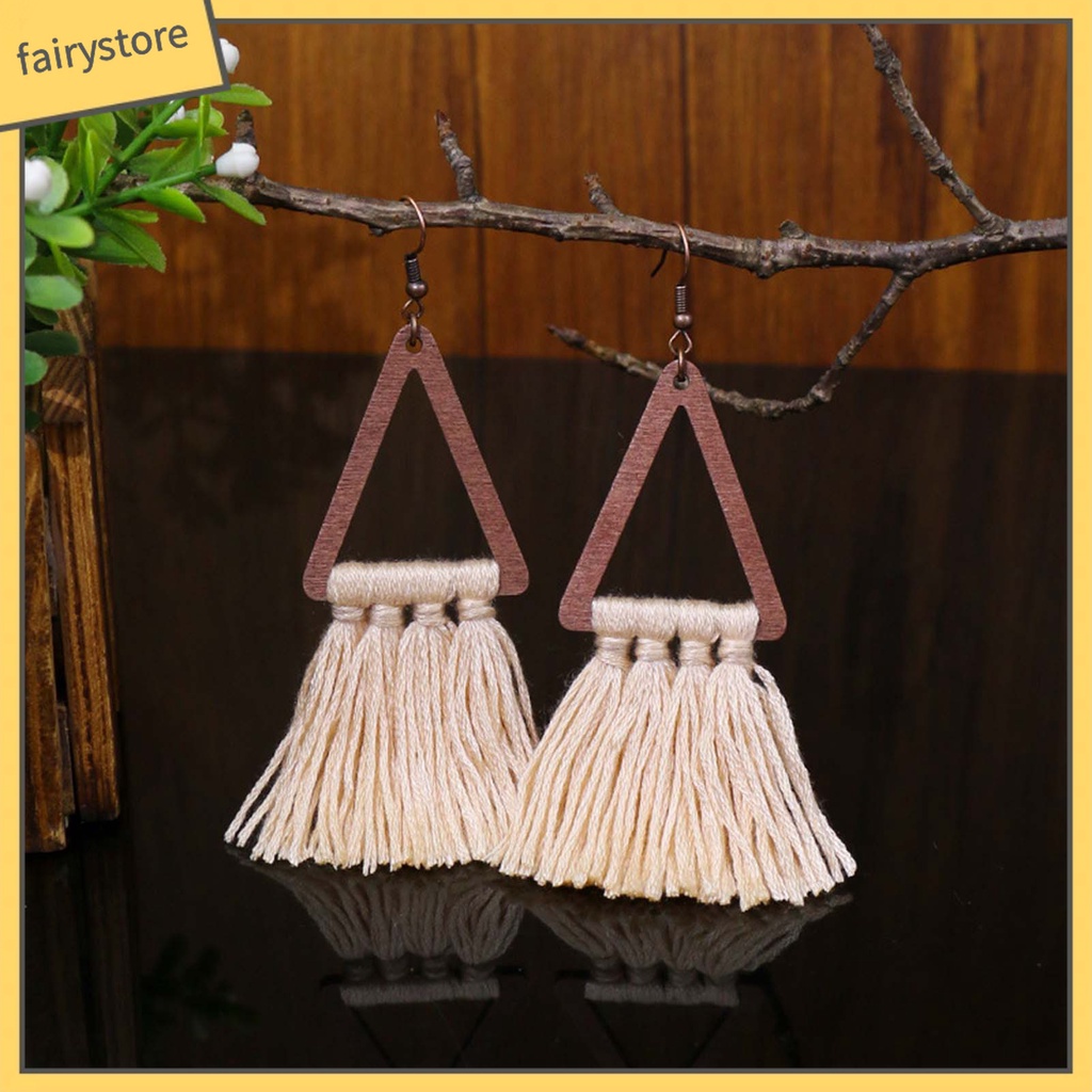 1 Đôi Khuyên Tai Phong Cách Bohemian Thời Trang Cho Nữ