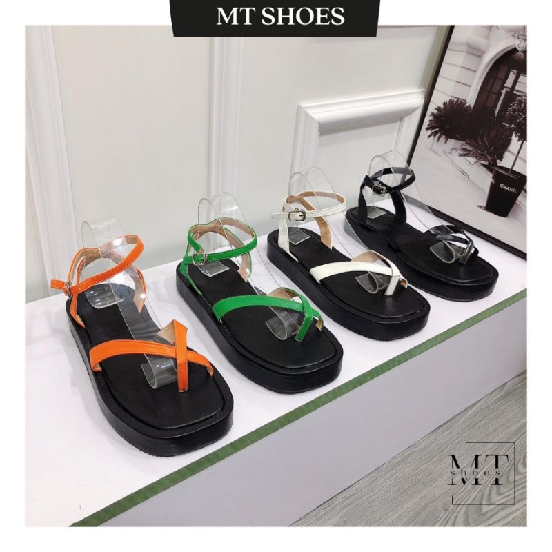 Giày Sandal xỏ ngón đế mút bọc cao 2f hàng cao cấp form chuẩn đẹp êm chân đi chơi đi biển cực xinh