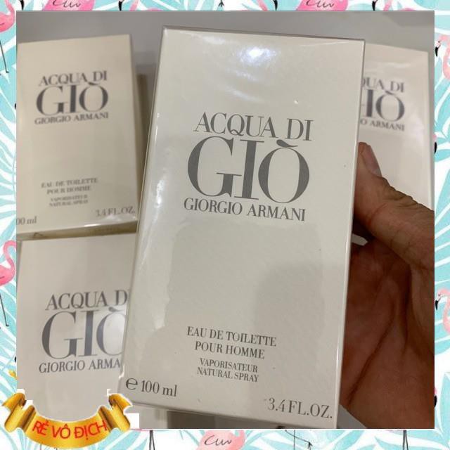 Nước Hoa Acqua Di Gio Nam Chính Hãng ,Hương Nam Tính , Lưu Hương Lâu , Dung tích 100ml | BigBuy360 - bigbuy360.vn