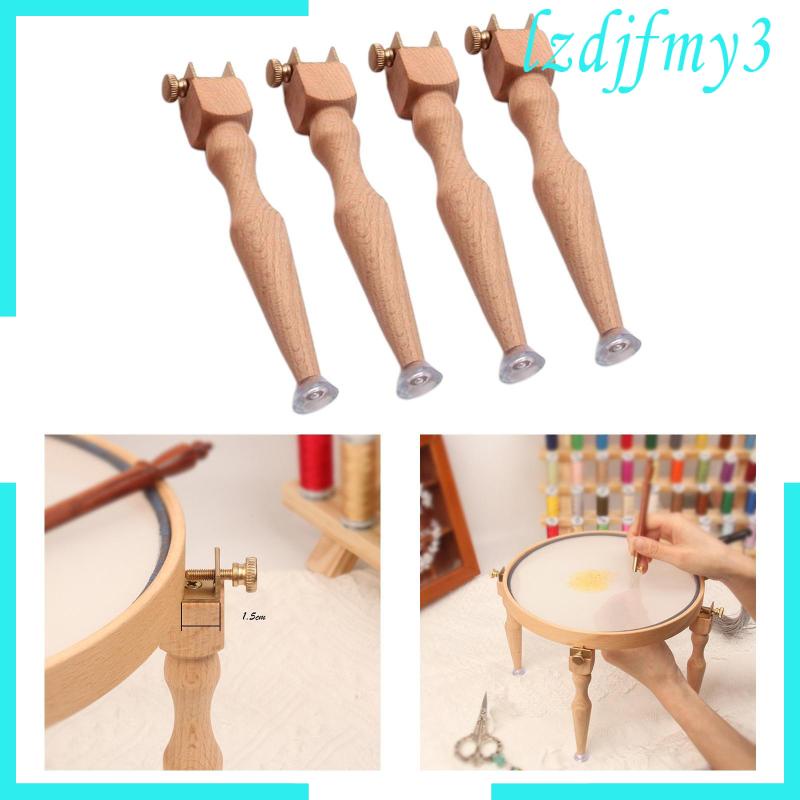 Set 4 Khung Thêu Chữ Thập Đứng Để Bàn / Sàn Nhà Làm Thủ Công Lzdjlmy3