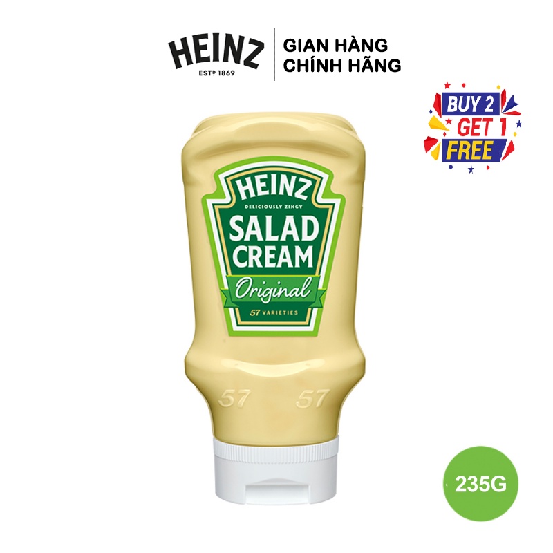 [Mua 2 Tặng 1] Sốt Trộn Salad HEINZ 235g (Date: 01/12/2022)