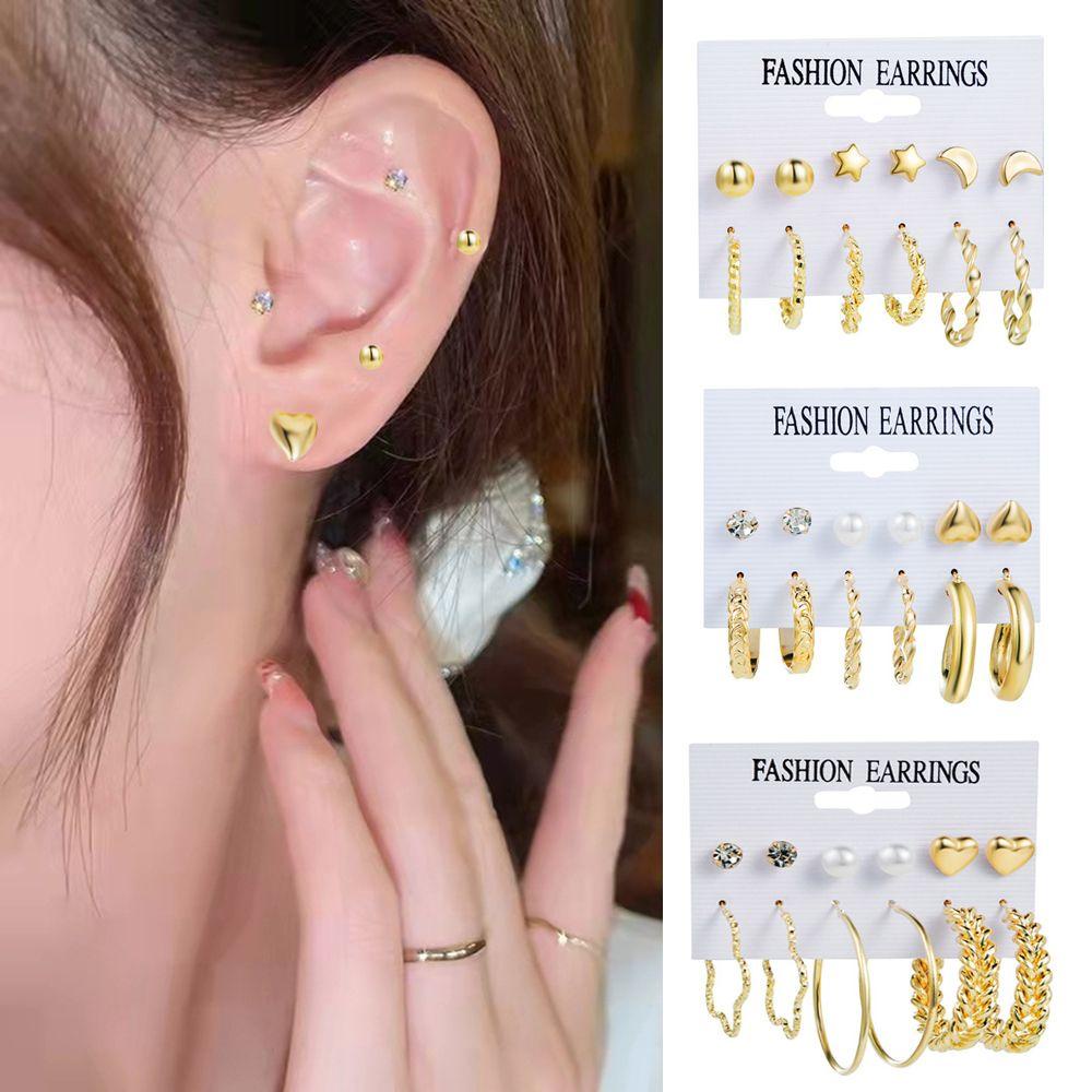 1 Bộ Khuyên Tai Dáng Thả Thời Trang Dự Tiệc Cổ Điển Sáng Tạo Cho Bạn Gái