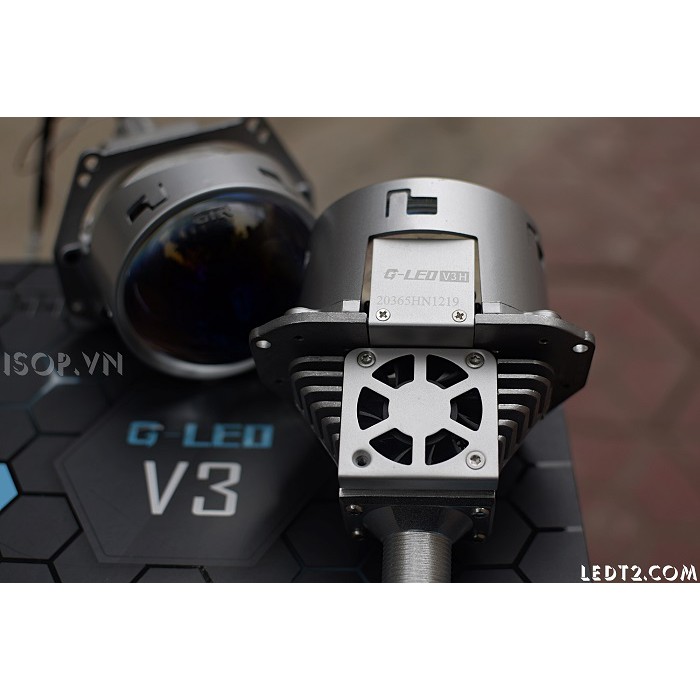 [LEDT2 ISOP] Gương cầu Bi LED GTR V3 [Số lượng: 1 cái] [Bảo hành 18 tháng]