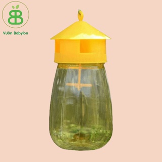 Combo Lồng Bẫy Và Chất Dẫn Dụ Ruồi , Hiệu Quả  Cao - Hũ Bắt Côn Trùng Kèm Chế Phẩm