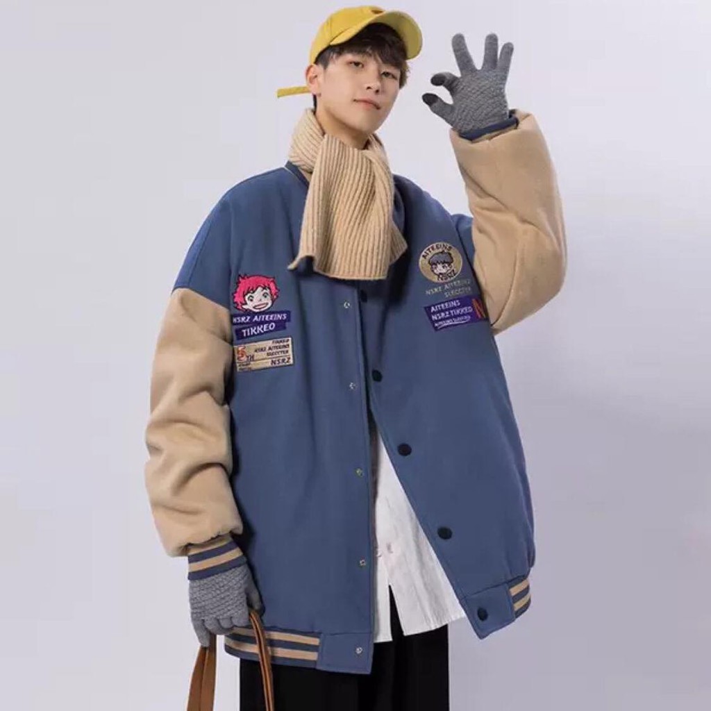 ÁO KHOÁC BOMBER DẠ NHUNG THÊU | BigBuy360 - bigbuy360.vn