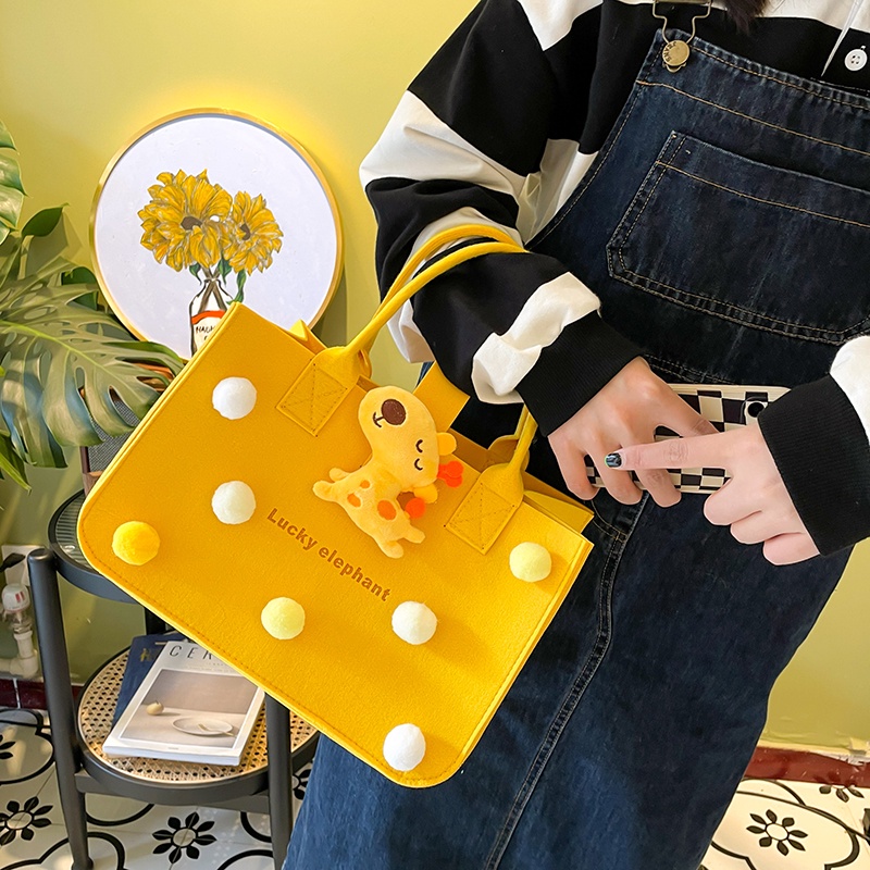 Túi xách IELGY dễ mang theo họa tiết hoạt hình đáng yêu dành cho nữ