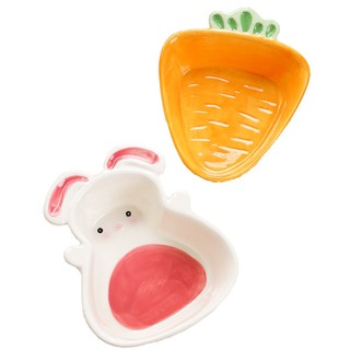 chén thỏ và cà rốt lớn dành cho hamster/sóc/nhím/thỏ/bọ/đuôi mập