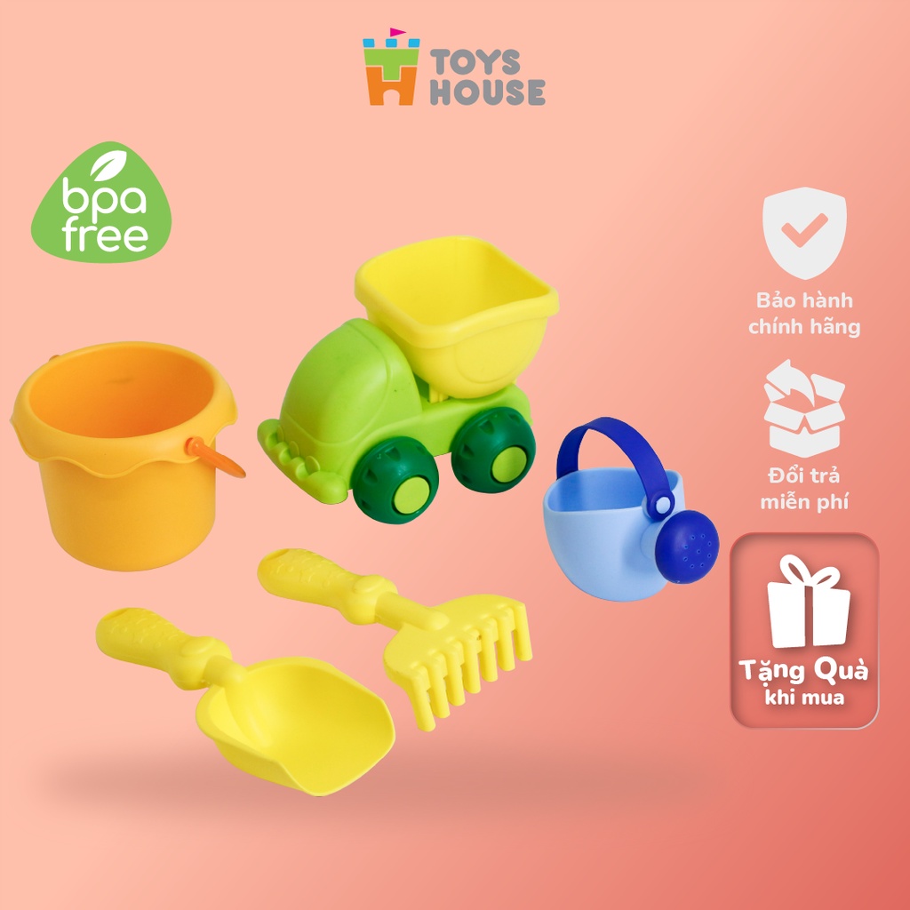 Đồ chơi đi biển, đ.ồ ch.ơi xúc cát cho bé từ 9 tháng Toyshouse - hàng chính hãng