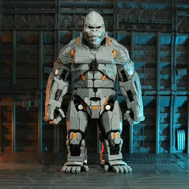 Mô hình quái vật Kingkong và Godzilla trong phim 2021