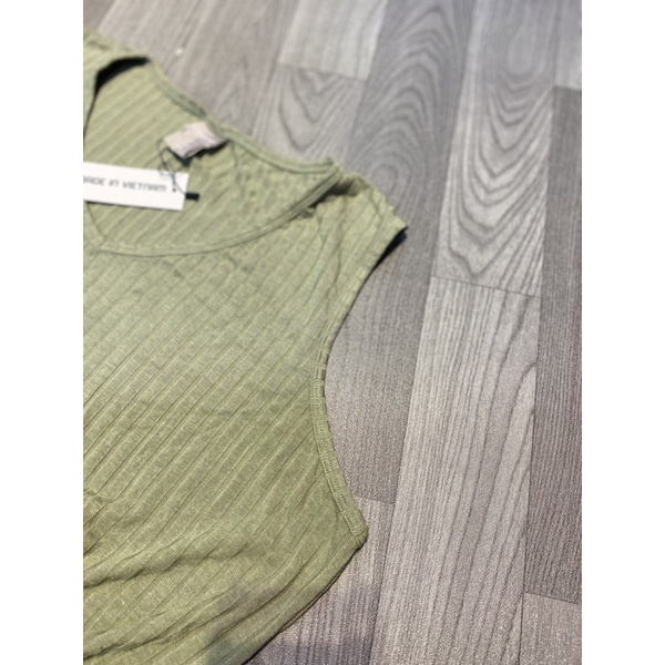 SALE áo ba lỗ thun tăm nữ size v1 100-115cm
