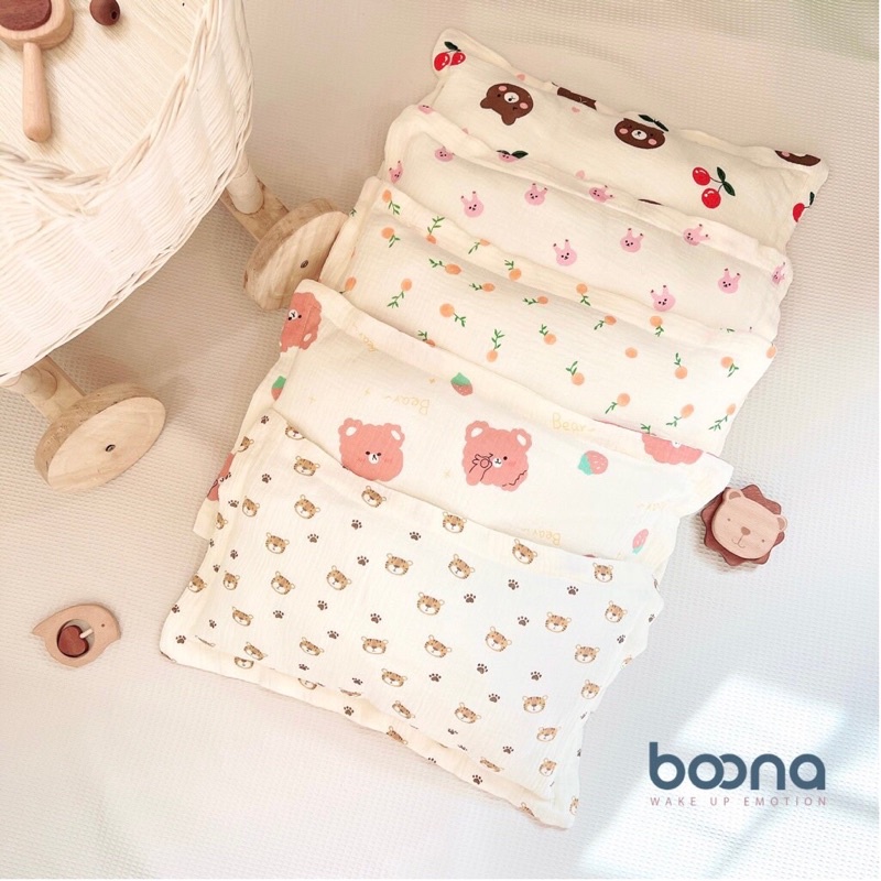Gối bông mềm cho bé sơ sinh