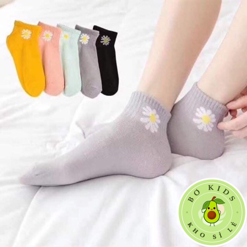 Tất hoa cúc có bán lẻ 5 đôi