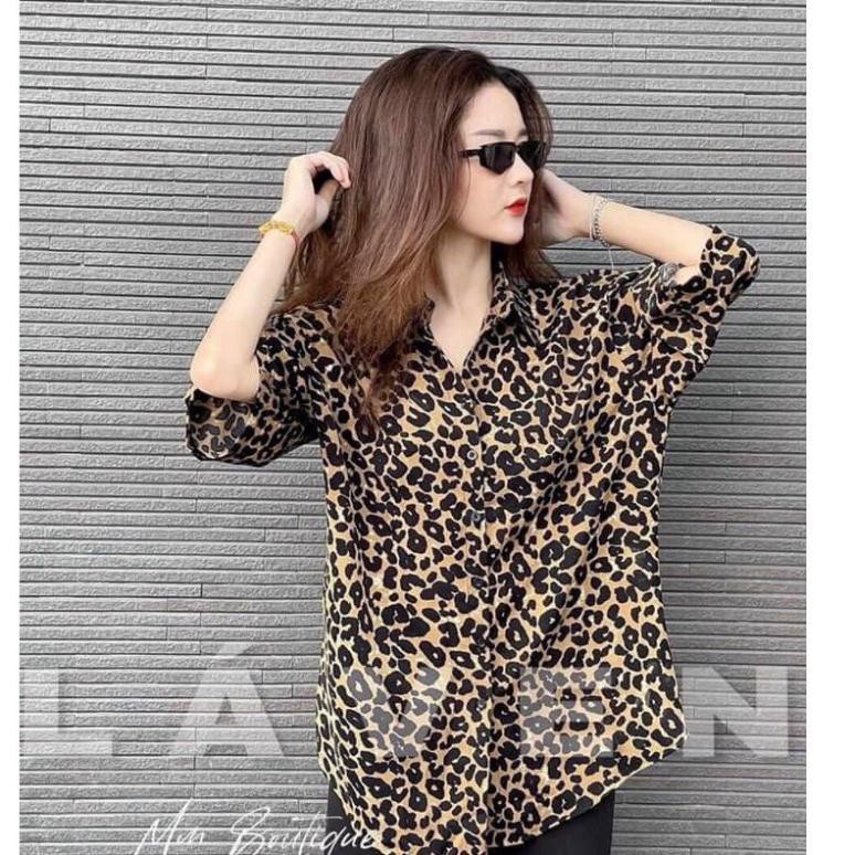 [ Hàng Đẹp Bán Shop ] Áo sơ mi báo , sơ mi ngựa vằn tay lỡ, Sơ mi nữ tay lỡ hàng quảng châu | BigBuy360 - bigbuy360.vn