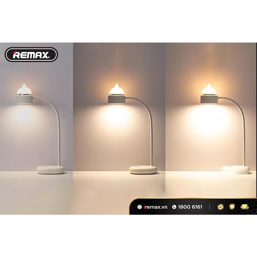 Đèn Led Remax kẹp bàn có tích hợp pin sạc RTE535 | Chính hãng BH 6 tháng