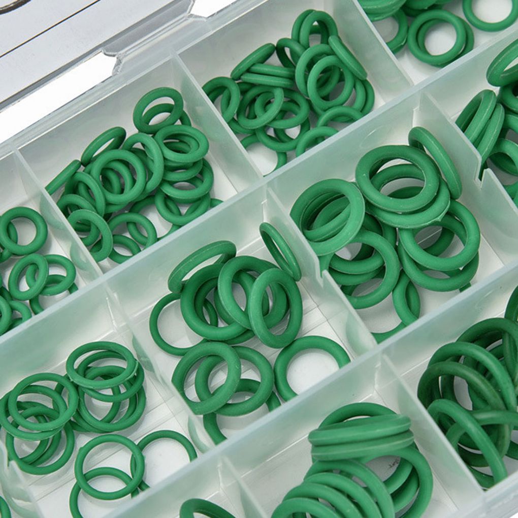 [Coco] 270Pcs Silicone O Ring Oring Repair Fix Nitrile Rubber Flat Seal Plumbing Gasket Garage Assortment Kit