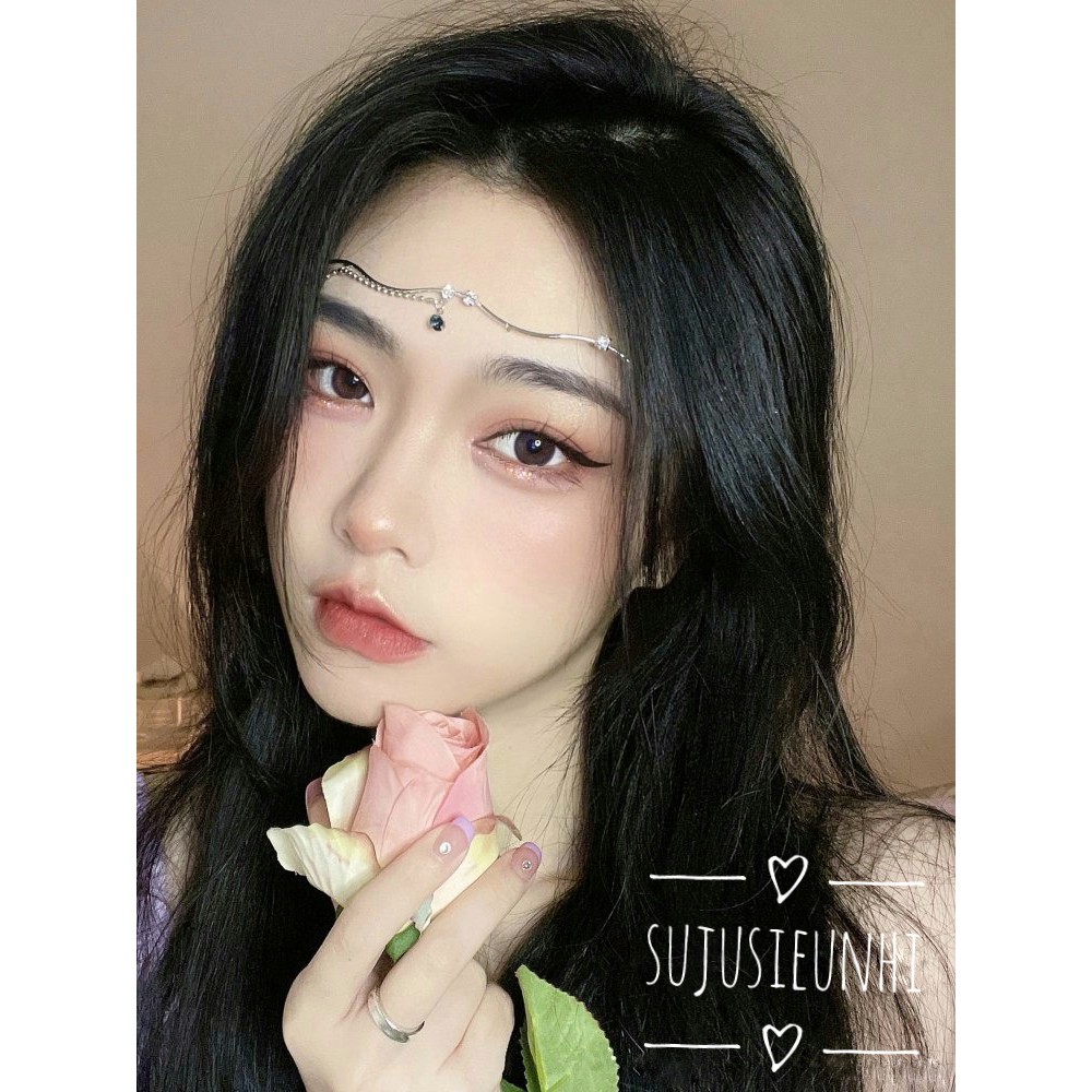 (có video)Vòng choker mảnh đeo cổ, đeo đầu, đeo trán, giả kính