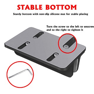 ❤HighAluminum Vertical Laptop Stand Adjustable Desktop Holder Space-Saving