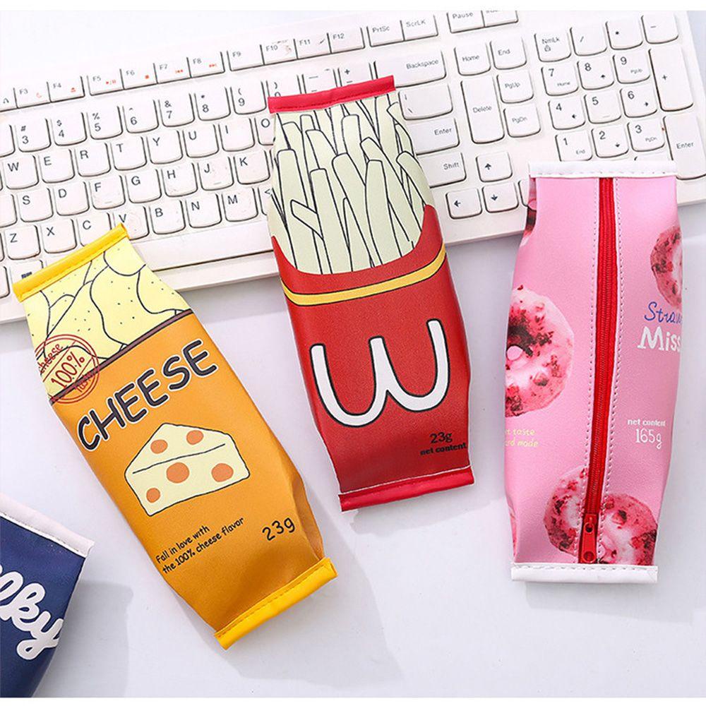 Túi Đựng Bút Chì Mềm Mại Hình Gói Snack Độc Đáo Cho Học Sinh