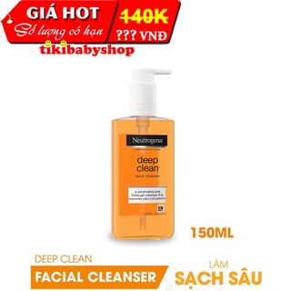 Sữa rửa mặt Neutrogena làm sạch sâu - Chai 150ml