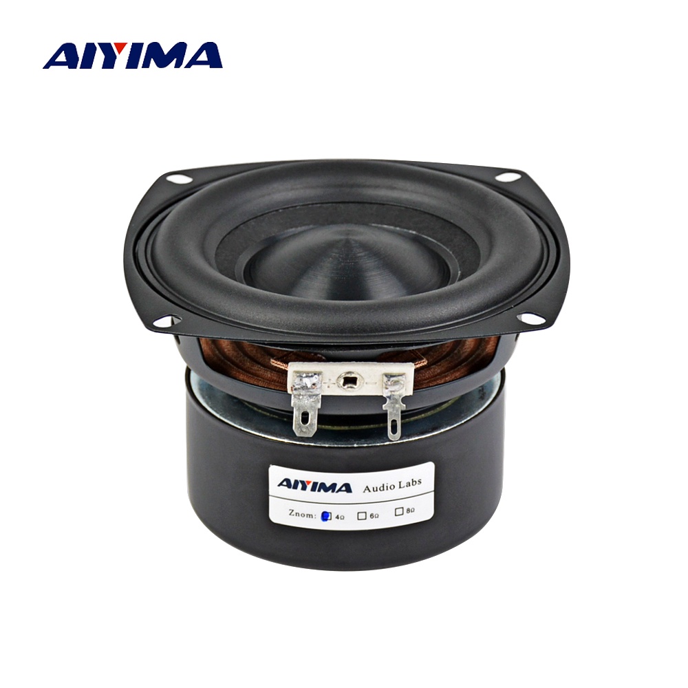 AIYIMA 4 Inch Âm Thanh Loa Di Động 4 8 Ohm 40W Loa Bass Altavoz Portatil Hifi Loa Stereo DIY Rạp Hát