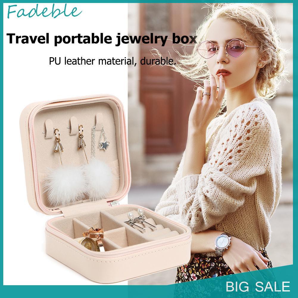 Hộp Đựng Trang Sức Bằng Da Pu