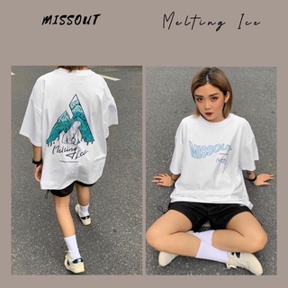 Áo thun, áo phông chữ MISSOUT hình chất lừ tay lỡ freesize unisex nam nữ form rộng giấu quần
