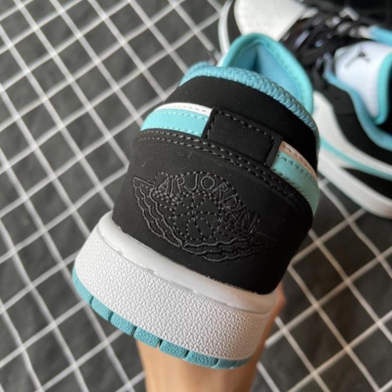 Giày Sneaker JD 𝗷𝗼𝗿𝗱𝗮𝗻 𝟭 𝗽𝗮𝗻𝗱𝗮 Xanh Ngọc Cổ Thấp jd1 nam nữ..-Humy 🌟FULL Size BOX BILL + TẤT + LỌ TẨY TRẮNG🌟