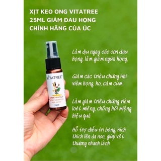 Xịt keo ong Vitatree 25ml