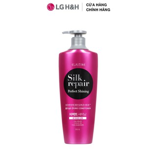 Kem xả chăm sóc và nuôi dưỡng tóc Elastine Silk Repair Perfect Shining Gold Silk 550ml