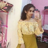 Áo trễ vai hoa vintage siêu đẹp