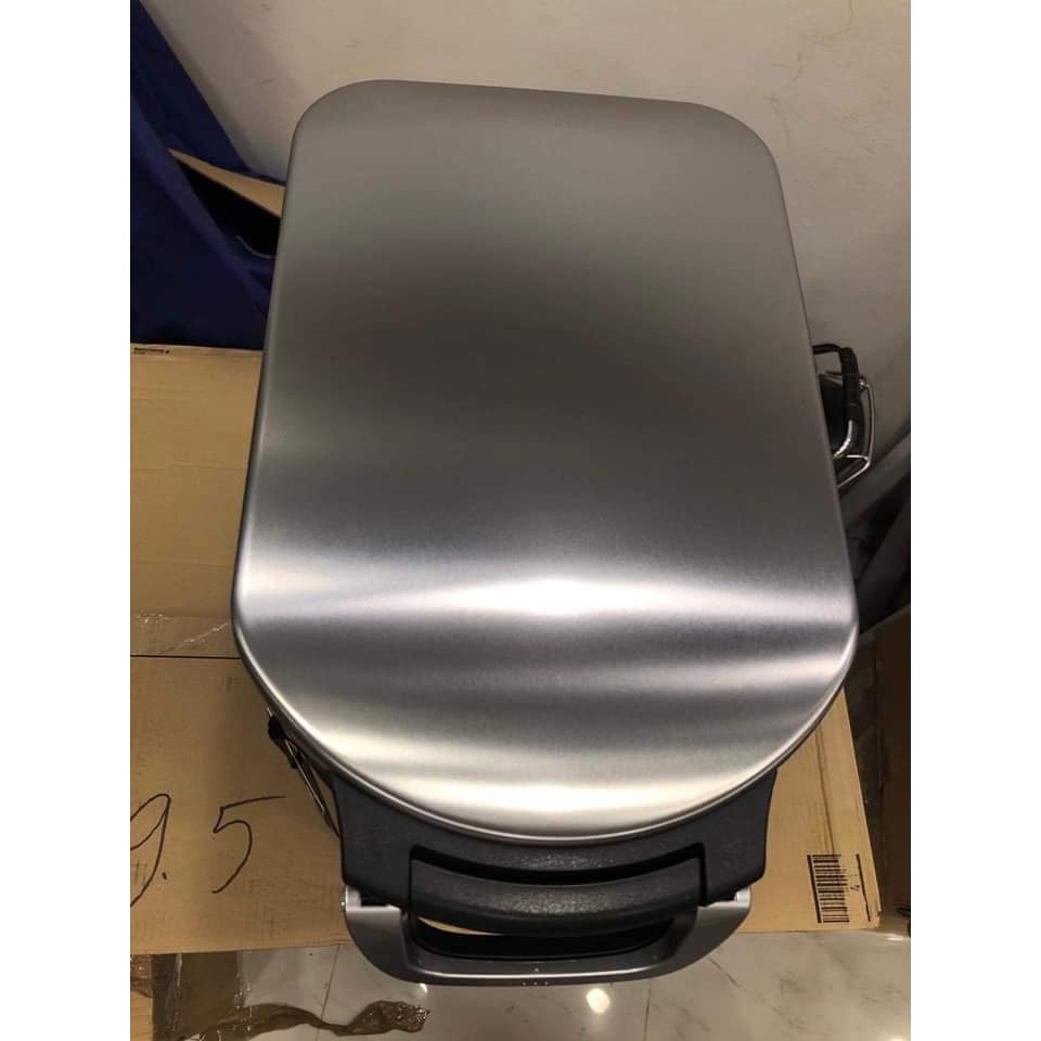 Thùng gạo SimpleHuman 15kg, thùng đựng gạo inox cao cấp