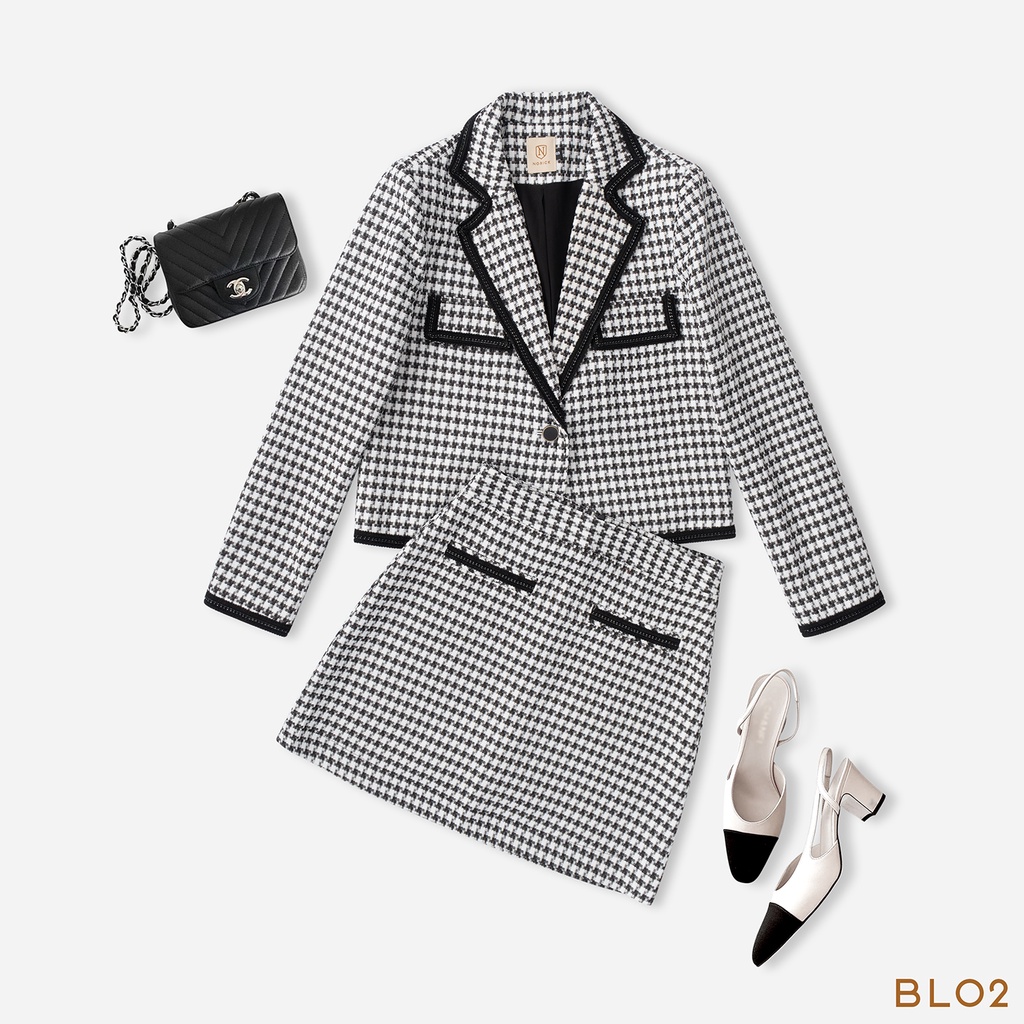 Bộ Áo Khoác Tweet Kiểu Dáng Cao Cấp Thời Trang Thiết Kế NORICK