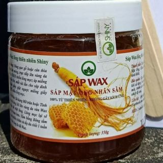 SÁP WAX TRIỆT LÔNG MẬT ONG,NHÂN SÂM ( tặng kèm giấy và que wax)