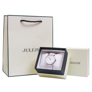Đồng hồ nữ Julius Hàn Quốc JA-1353 dây da cá tính