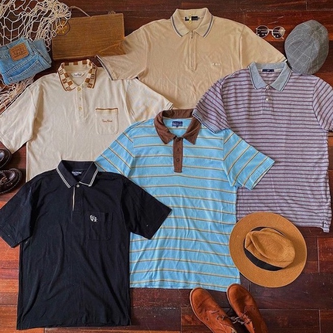 Áo Polo Nam Form Rộng Nam Nữ, Áo Polo 2Hand Cổ Bẻ Vải Cá Sấu Cotton Phong Cách Trẻ Trung Chuẩn Form Đẹp Mẫu 2