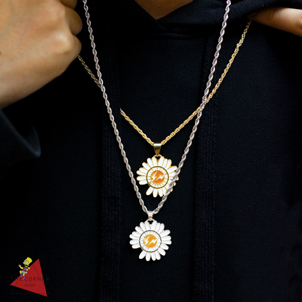 Dây chuyền Hoa cúc Peaceminusone cao cấp [Ảnh thật] (full box)