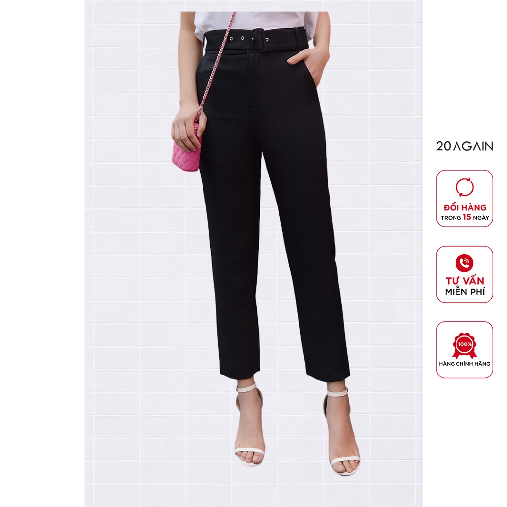 [Mã WABR20A30 giảm 10% đơn 99K] Quần tây nữ cơ bản 20AGAIN QAW0818
