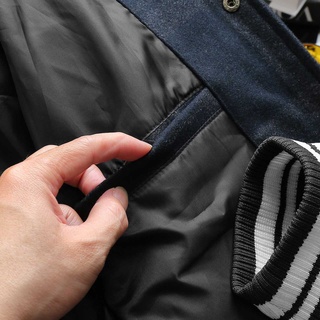ÁO KHOÁC BOMBER NỈ DẠ KẺ BIG SIZE NAM