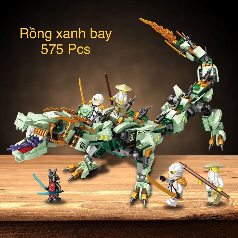 Lego con trai Ninjasn rồng phun lửa 431 miếng ghép